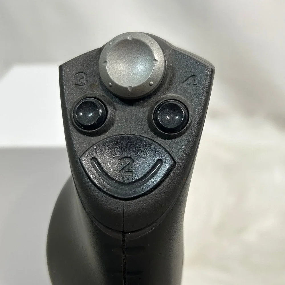 Microsoft Sidewinder Precision 2 Joystick USB Gaming Controller‎ Black untested